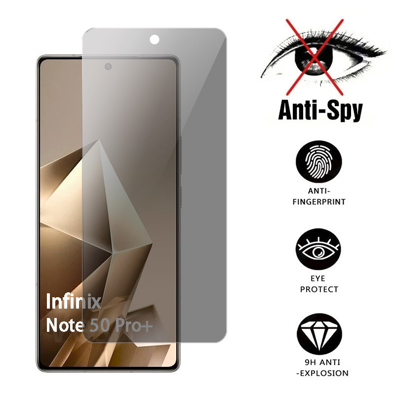 ฟิล์มกระจก ฟิล์มกันเสือก กันมอง Infinix Note 50X Hot 50 50i 40 40X 40i 30 VIP 30i Play NFC Smart 10 9 8 Plus 7 HD GT 30 20 10 Pro+ Plus 4G 5G 2025