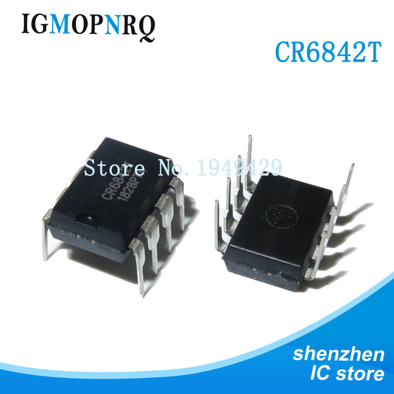 10PCS CR6842T CR6842 DIP8 DIP ใหม่