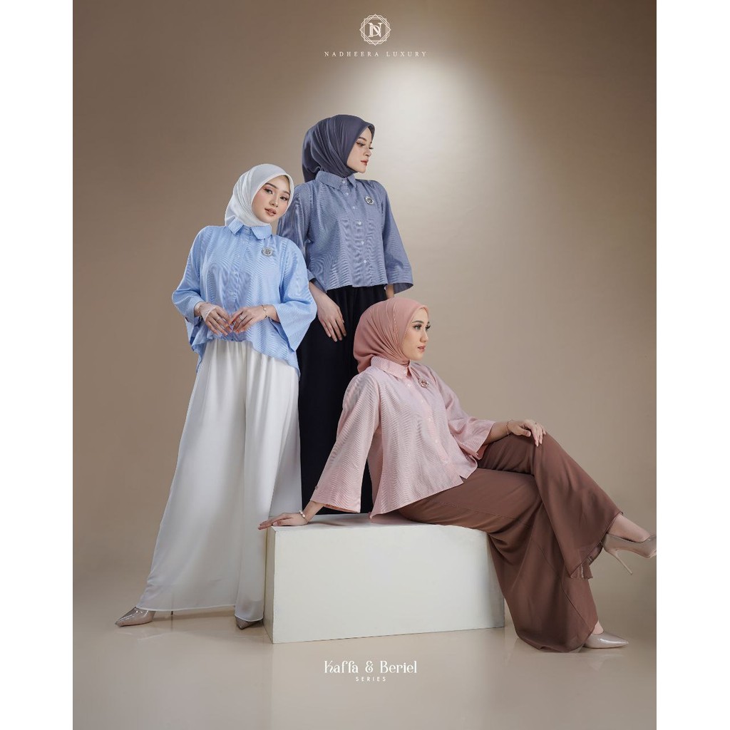 NADHEERA LUXURY KAFFA BLOUSE COTTON PREMIUM TOP 2025