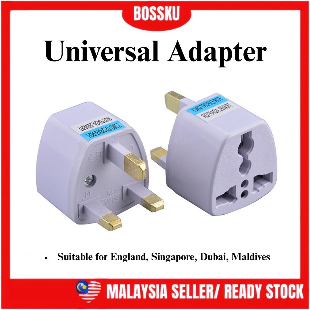 3-Pin Plug Converter Universal Travel Adapter Plug 3 Pin Soket Penyesuai Palam 3-Pin 英头转器
