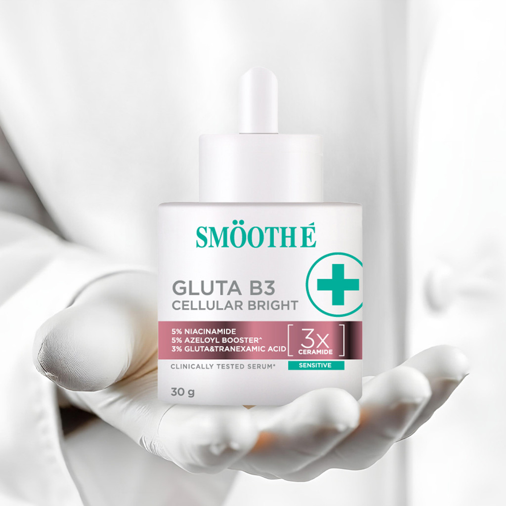 [ใหม่] Smooth E Gluta B3 Cellular Bright Serum 13g. / 30g. เซรั่มเพิ่มความกระจ่างใส ลดความหมองคล้ำแล