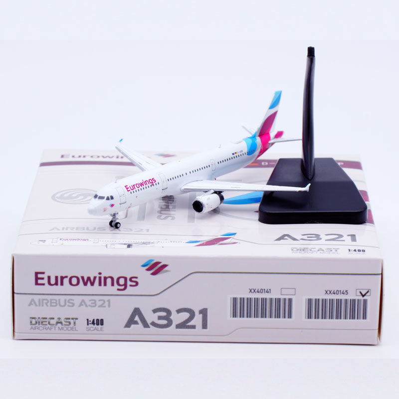 1: 400 JC Wings Alloy Airliner รุ่น European Wings Airlines Airliner A321 D-AIDP