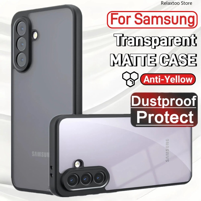 SAMSUNG สําหรับSamsung Galaxy A56 A36 A16 A26 A06 A07 A17 A27 A37 A57 SamsungA56 4G 5G Frostedแฟชั่น