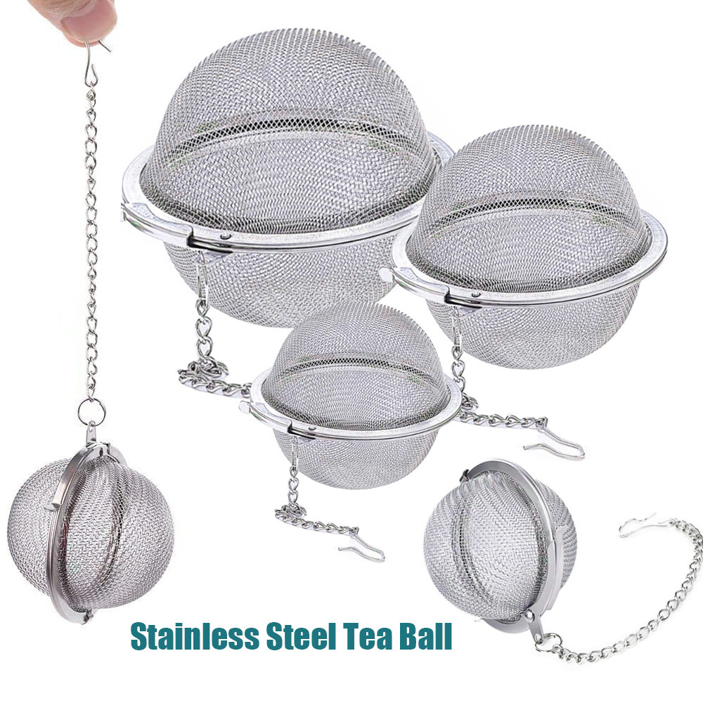 Stainlesss Steel Tea Strainers – Mesh Tea Balls for Loose Leaf Tea and Seasoning (3pcs/1pcs)