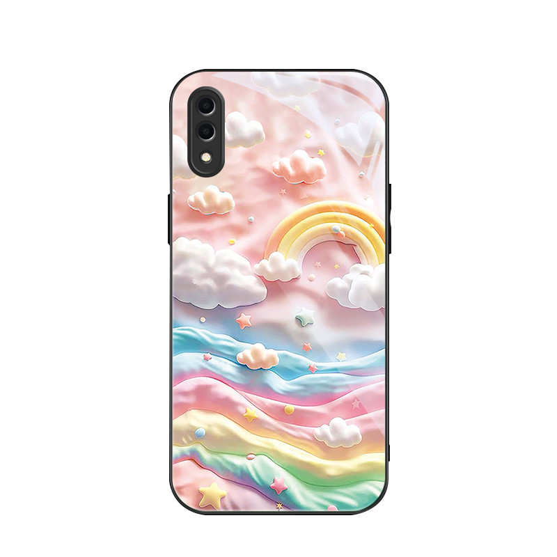สําหรับ Samsung Galaxy A02/ Samsung M02 , Cloud Rainbow, บุคลิกภาพอินเทรนด์, เคสป้องกันโทรศัพท์ป้องก