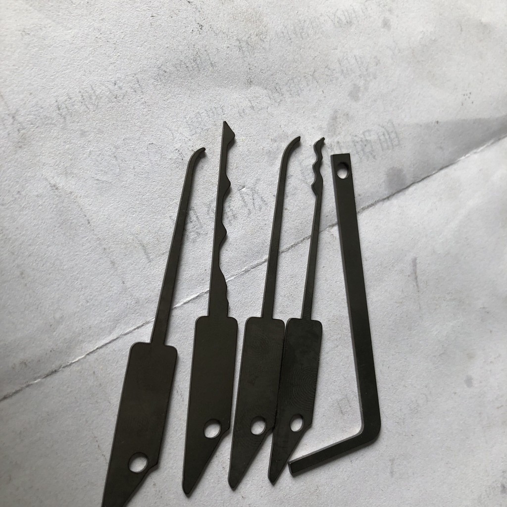 ปลดล็อค Lock Pick Set Training Locks Lockหยิบล็อคเครื่องมือหยิบ