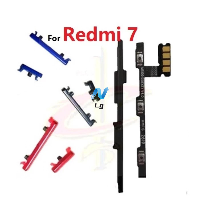 ปุ่มปรับระดับเสียงสวิตช์ไฟ flex สําหรับ Redmi 7