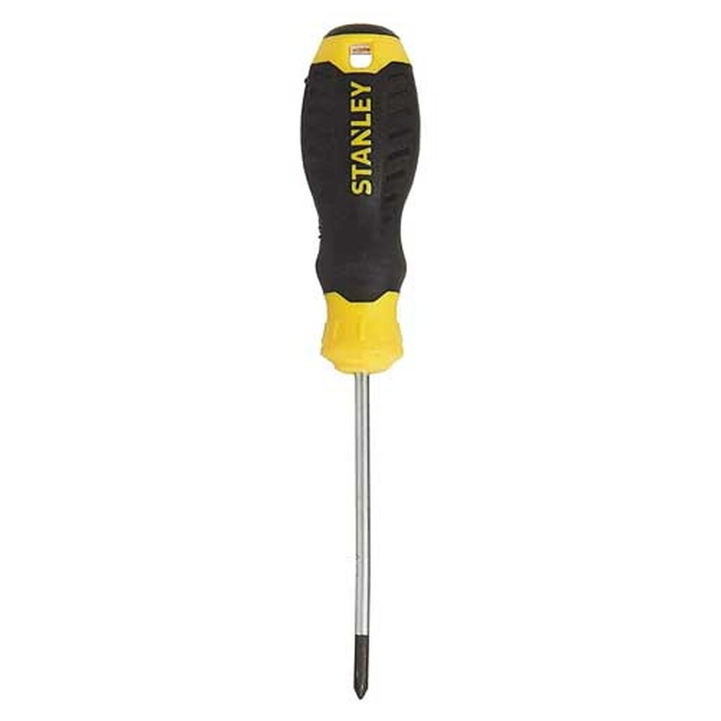 Stanley S351 PH2 ไขควงด้ามหุ้มยาง ปากแฉก PH2 แกน 6 มม สแตนเล่