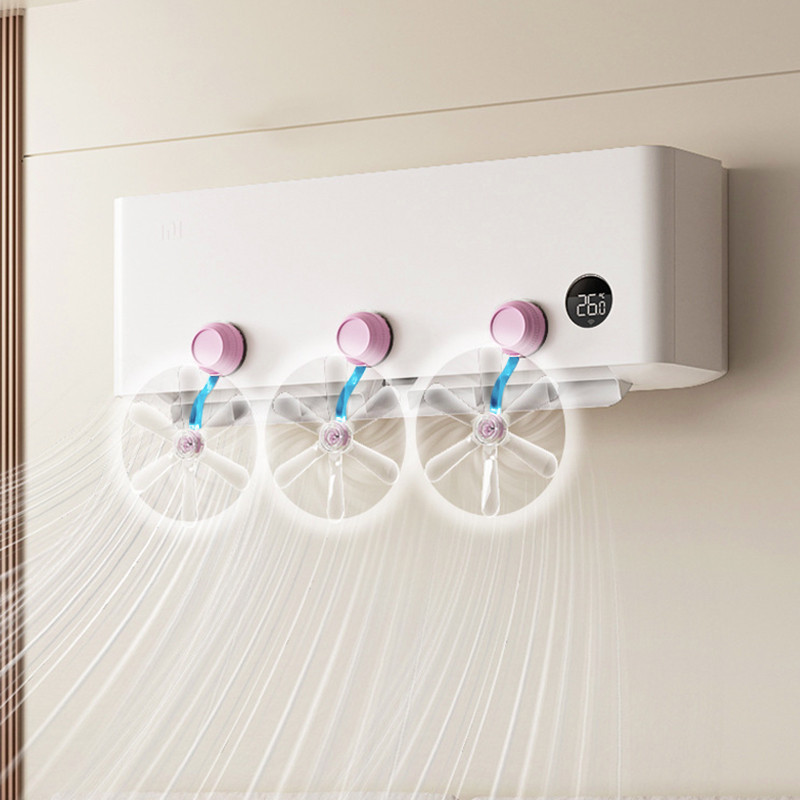 ที่กระจายลมเเอร์ ติดผนัง 3แพ็ค แผ่นกระจายลมแอร์ พัดลมดูดอากาศเครื่องปรับอากาศ ติดตั้งด้วย suction cup ใช้ได้กับแอร์บ้าน