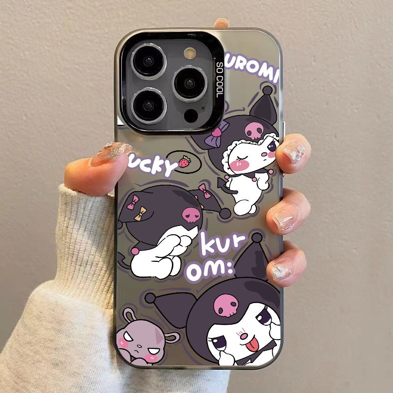 🌹การ์ตูนน่ารักคุโรมิเมโลดี้ เคส Iphone 11 16 13 15 Pro Max 7Plus 14 11 12 Pro Max 7Plus XR X XS Max 7 8 14 15 Plus - รูปที่ 2