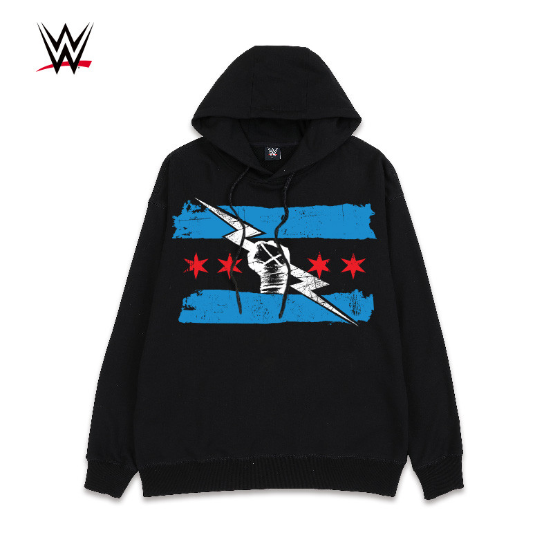 Wwe American New Printing Hoodie Long Sleeve Sweatshirt Loose Mens CM PUNK Series 0102