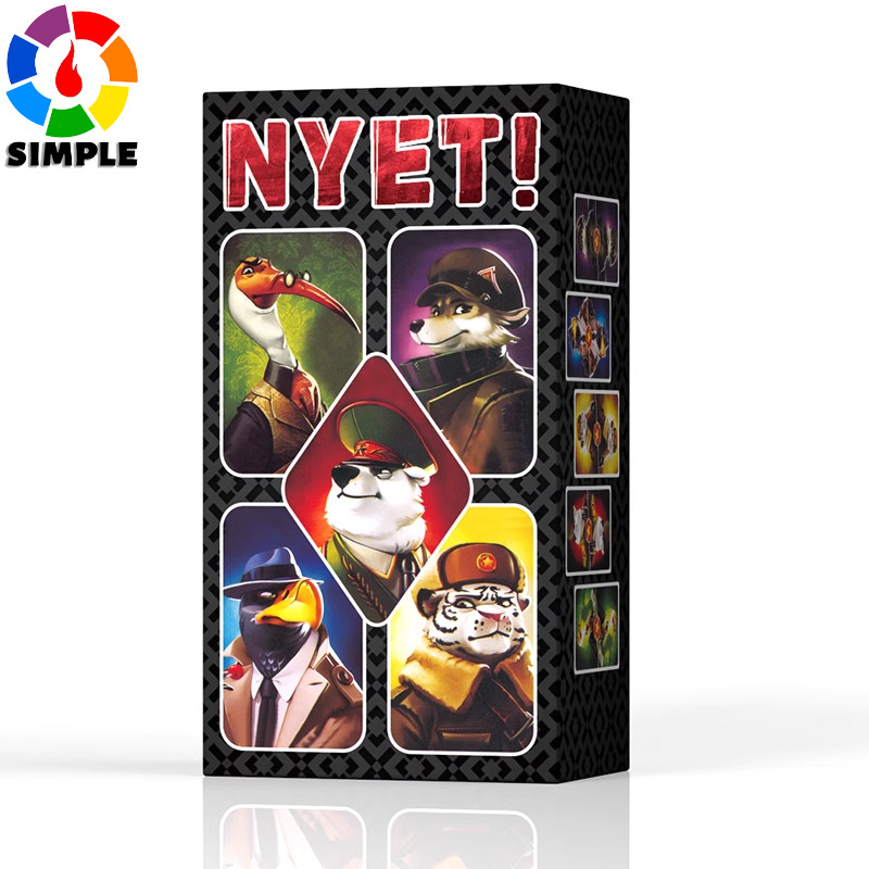 Nyet! Card Game For 2 to 5 Players