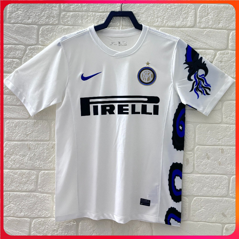 2010 Inter Milan คุณภาพสูง Away Retro Jersey เสื้อยืดที่กําหนดเองฟุตบอล AAA+