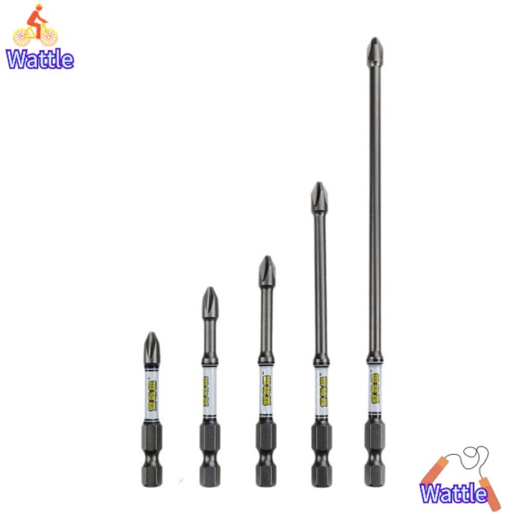 Wattle Driver Bit, Hex Shank ทนต่อการสึกหรอ Impact Phillips ไขควงบิต, แบบพกพาทนต่อแรงกระแทก 50-150 มม.ลื่น Phillips Bit