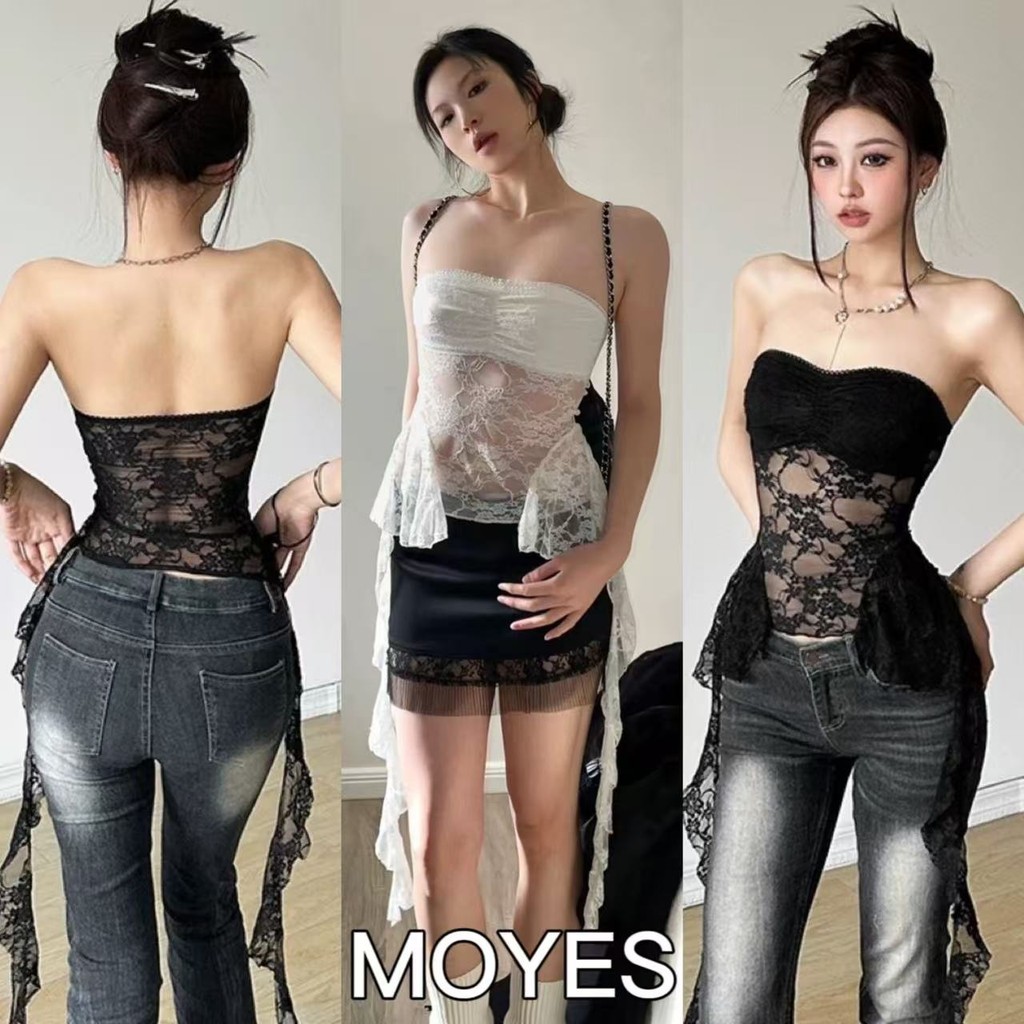 MOYES  มีเสื้อแขนกุดเปิดไหล่เซ็กซี่และหรูหรา ทรงเข้ารูป เอวซีทรูและดีไซน์สีทึบซึ่งเป็นสไตล์ยอดนิยมล่าสุดสำหรับผู้หญิง – โปรปัง