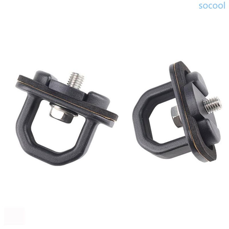 2pcs/set Pickup Trunk Lock Buckle Tie Down Fixing Pull Ring Truck Bed Hook