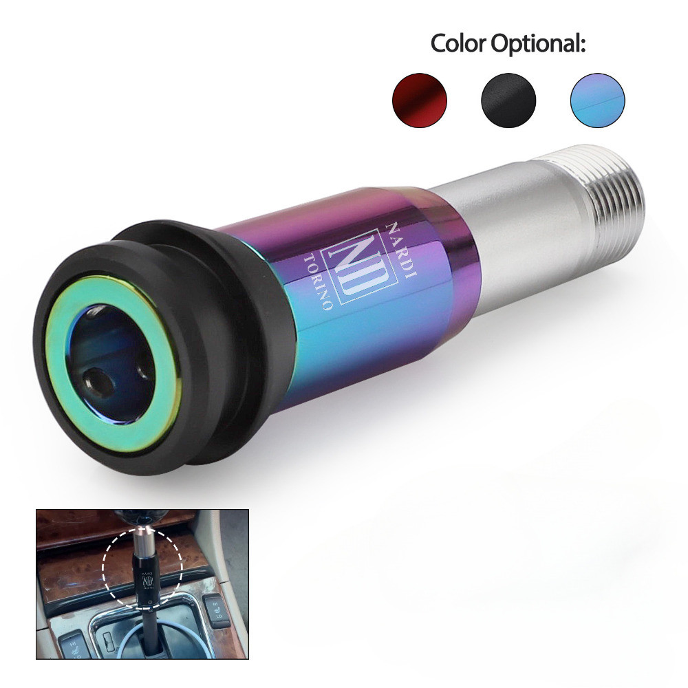 Universal JDM อลูมิเนียมอัลลอยด์ Black Ball เกียร์อัตโนมัติ Stick Shift Knob Shifter
