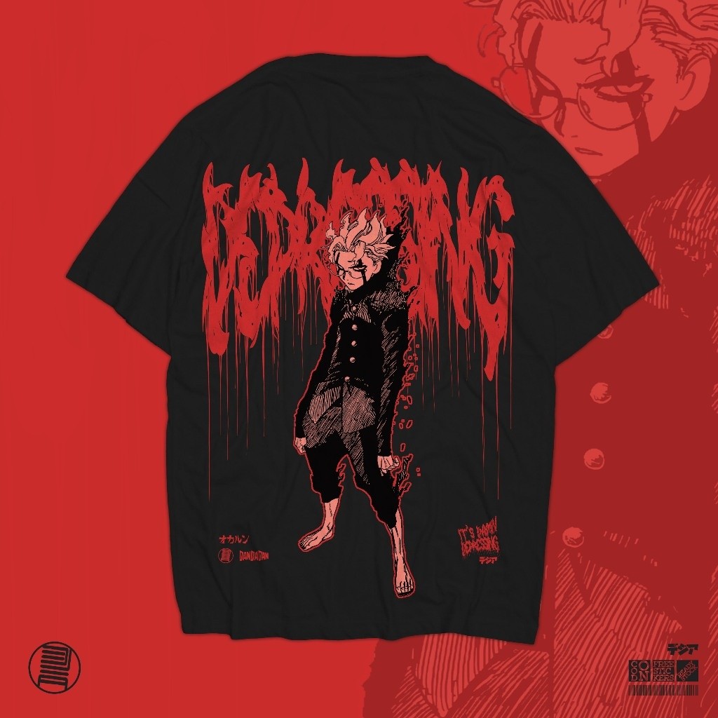 🧥 HOT Okarun Turbo Granny Dandadan Ken Takakura Momo Anime Manga T-Shirt Japanese Tiedye Shirt DJA C