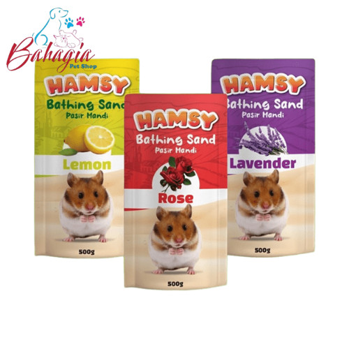 HAMSY BATHING SAND 500G - HAMSTER BATH SAND