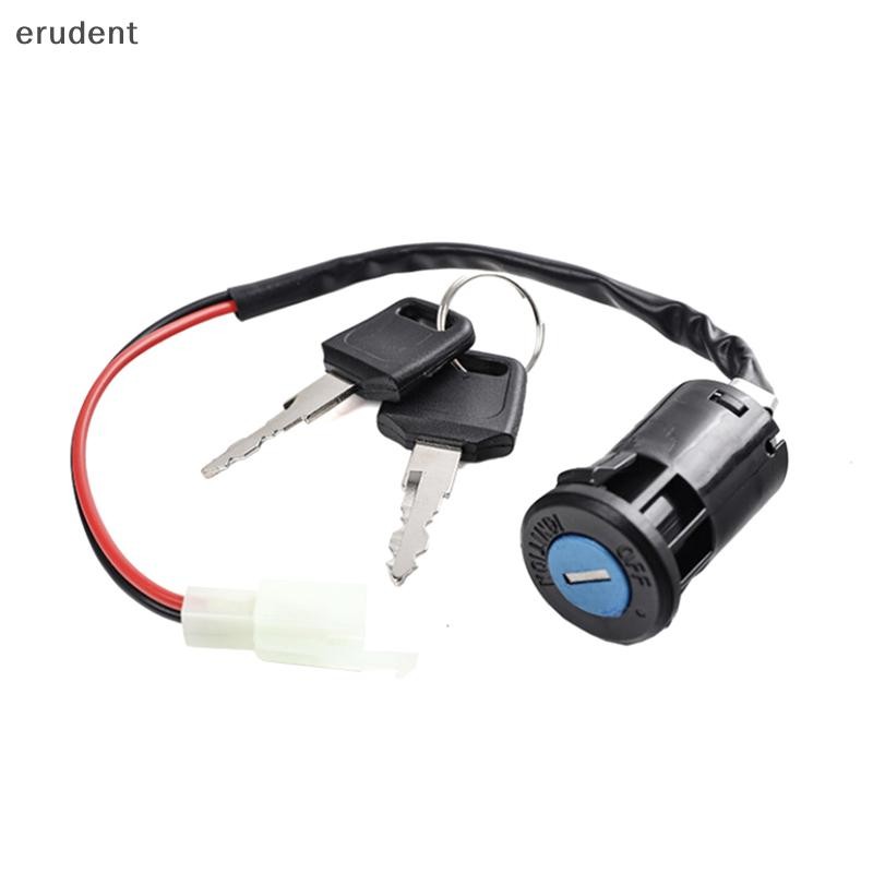 Erudent Moped Key 2 สาย 28 มม.TV ATV Dirt Bikeอุปกรณ์เสริมรถจักรยานยนต์ไฟฟ้าGo-Kart On/Offเครื่องมือใหม่