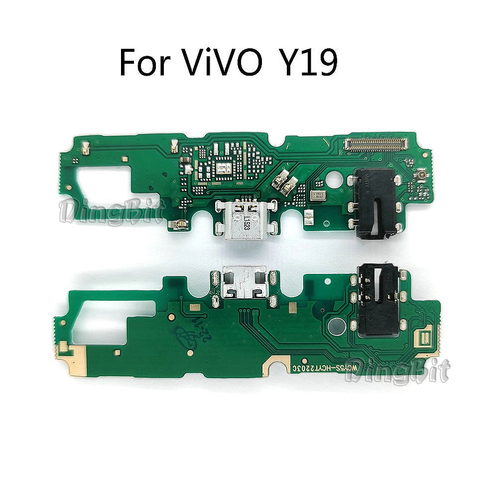 สําหรับ Vivo Y19 Micro USB Charge Charger พอร์ต Dock ชาร์จ Flex Cable พร้อมไมโครโฟน MIC อะไหล่ซ่อม
