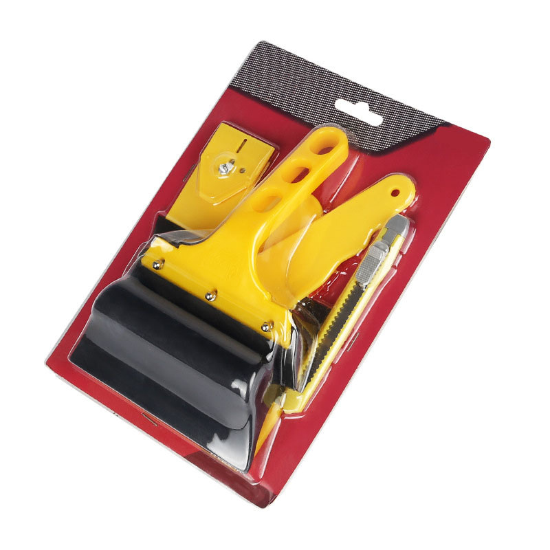 7ชิ้น อุปกรณ์ติดฟิล์มกรองแสง ยางรีดฟิล์ม ที่รีดฟิล์มควบชุด เครืองมือช่างติดฟิล์ม7in1 ยางรีดฟิล์มเป็นชุดที่รีดเป็นชุด