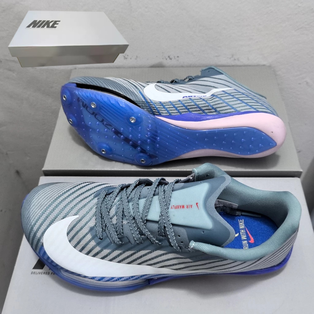 รองเท้าฟุตบอลกล่อง Air Zoom Maxfly 2 size:36-45 รองเท้าพิเศษการแข่งขันพิมพ์ระบายอากาศแบบพกพา