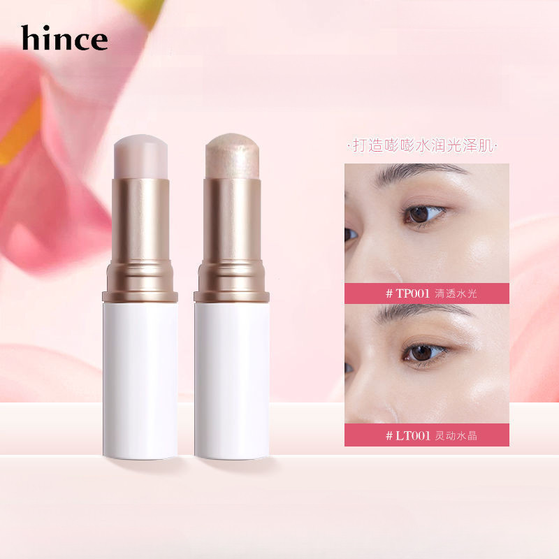 Hince Highlighter Sticks ผิวและปกปิดที่ละเอียดอ่อนคอนซีลเลอร์ Blush Clavicle สามมิติ Face Brightenin