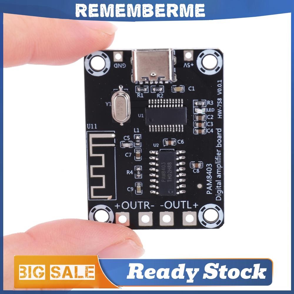 XH-A155 Mini PAM8403 เครื่องขยายเสียง DC5V Class D BT เครื่องขยายเสียงดิจิตอล