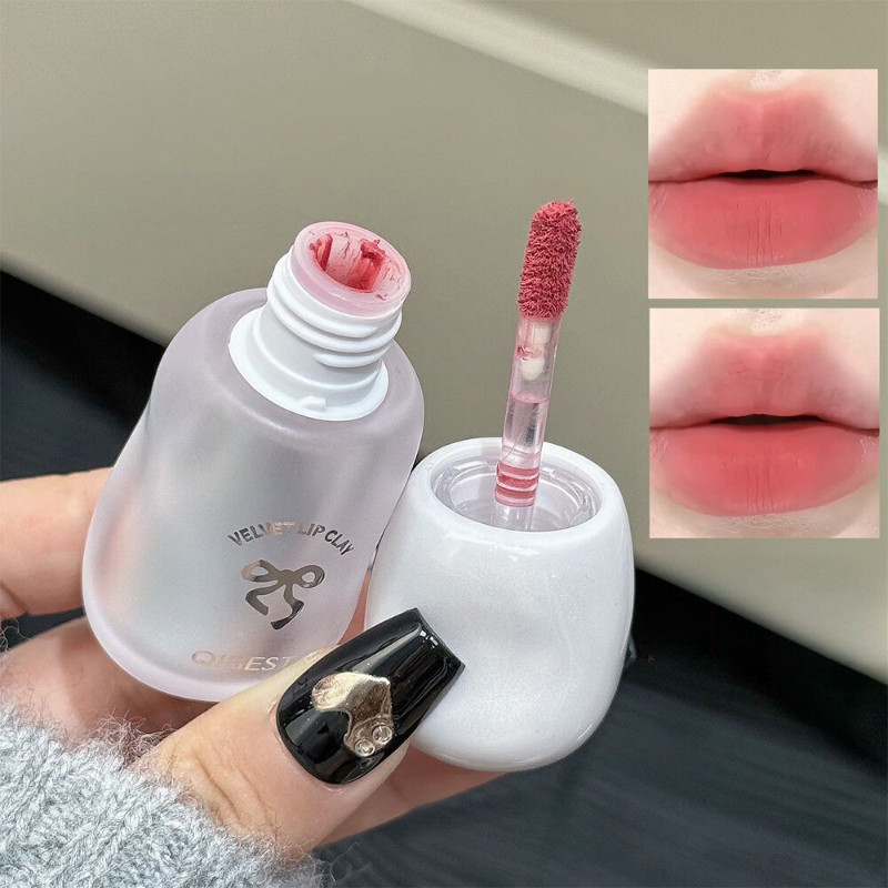 QIBEST ความอิ่มตัวของลิปกลอสกลอสต่ำ