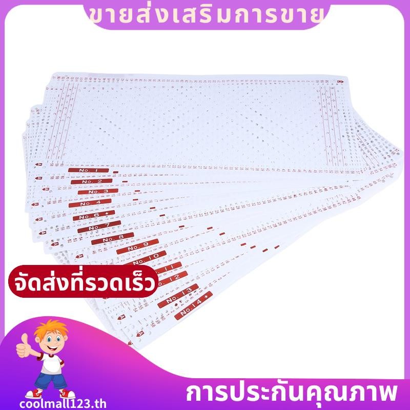 20PCS NO.1-20 ถักเครื่อง Punch Card ชุดเครื่องดอกไม้ Punch การ์ดชุดสําหรับ SK260 SK280 ถักเครื่อง co