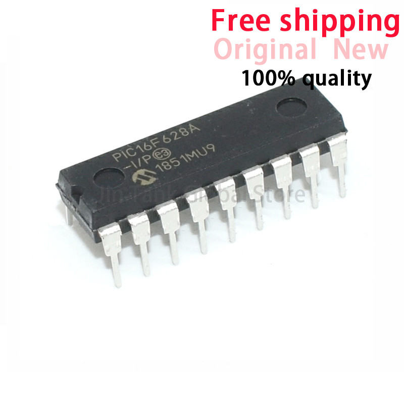 PIC16F628A-I/P DIP-18 PIC16F628A PIC16F628 16F628 แฟลชตาม, 8-Bit CMOS Microcontrollers