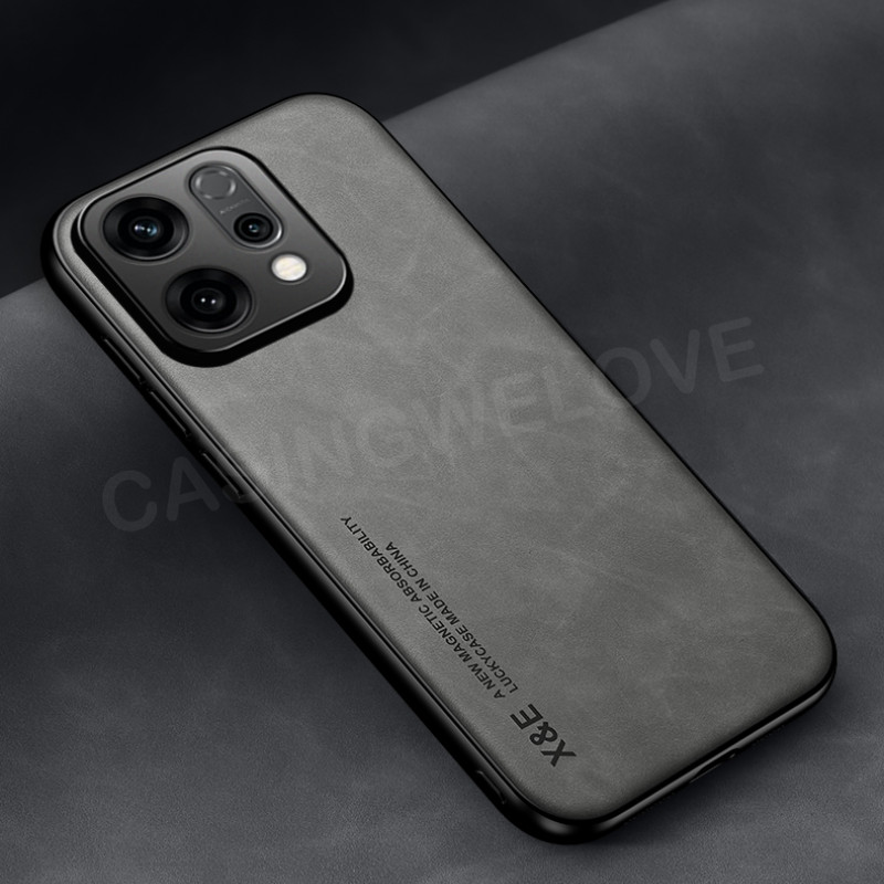 หรูหราปลอกหนังธรรมดา Oppo Reno 14 14Pro 14F 14 F Reno14 Reno14 Pro Reno14 F 4G 5G 2025 แม่เหล็กกันกระแทก Matte Hard PC เคสกันกระแทกฝาหลัง - รูปที่ 4