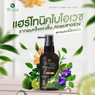 BioVech ผลิตภัณฑ์ดูแลเส้นผม [1 ขวด] [เลือกสินค้า] ไบโอเวช แชมพู สมุนไพร / ครีมนวด สมุนไพร / แฮร์โทนิค