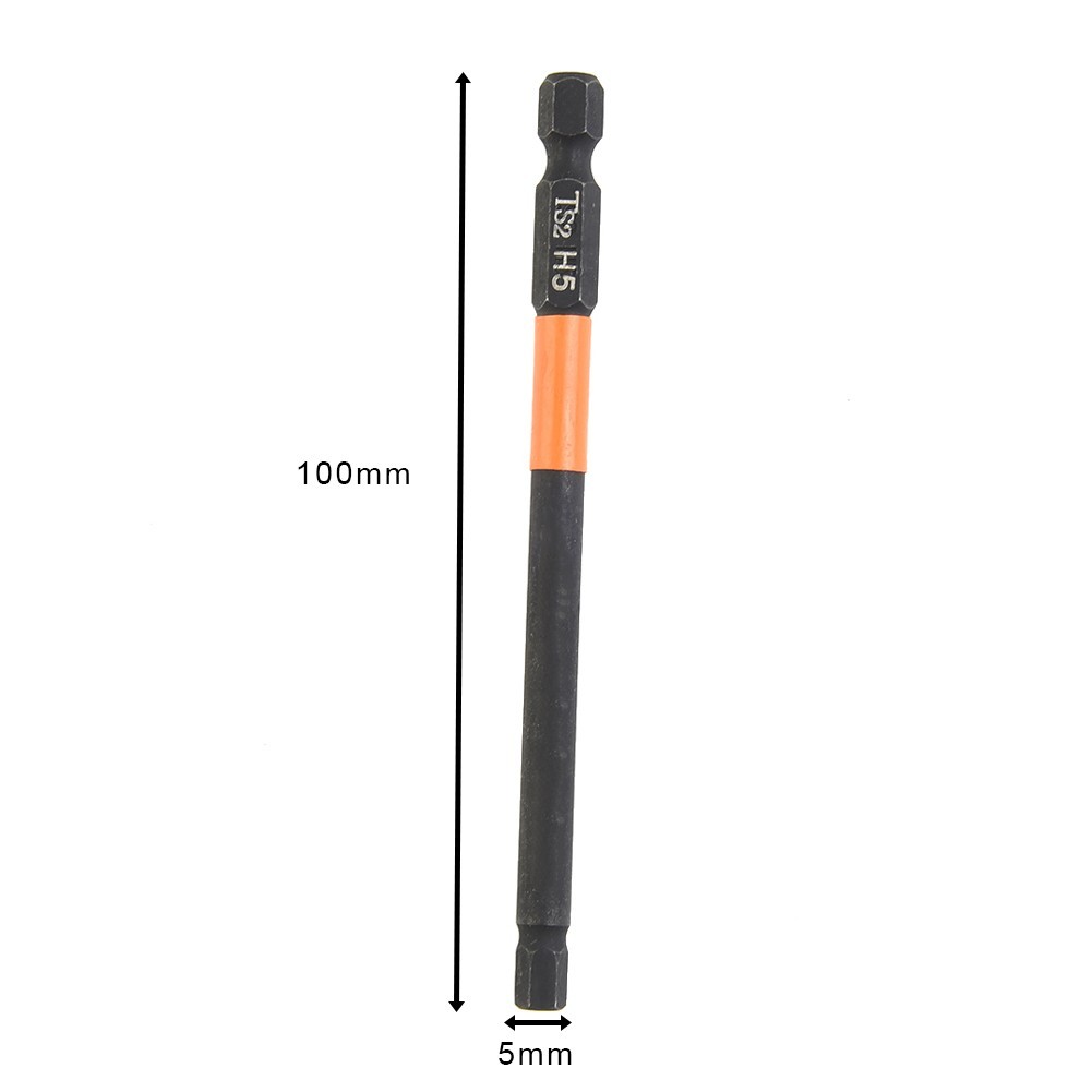 [ขายร้อน] 1pc Hex Head ประแจไฟฟ้าเจาะ Bits100 มม.เมตริกไขควงไฟฟ้าบิต - รูปที่ 4