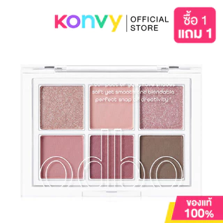 ODBO อายแชโดว์ปรุงจืด Signature Eyeshadow Palette 4.8g โอดีบีโอ อายแชโดว์ 6 เฉดสี