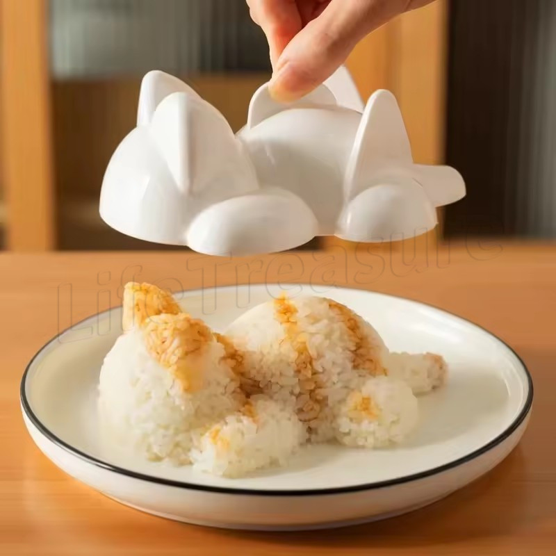 [ แนะนํา] ข้าวปั้นแมวน่ารัก Mould - อุปกรณ์ครัว - อุปกรณ์ทําเบนโตะสําหรับเด็ก - แม่พิมพ์ฟักทองมันฝรั่งบด - แม่พิมพ์กดแซนวิชขนมปัง - แม่พิมพ์ DIY ซูชิ