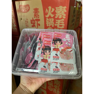 เห็ดเข็มทอง ปรุงรส หมาล่า แพคเกจ กระปุกใส 50ซอง (ซองละ12กรัม) รสเผ็ด รสหมาล่า อร่อย แซ่บ พร้อมทาน ส่งจากไทย