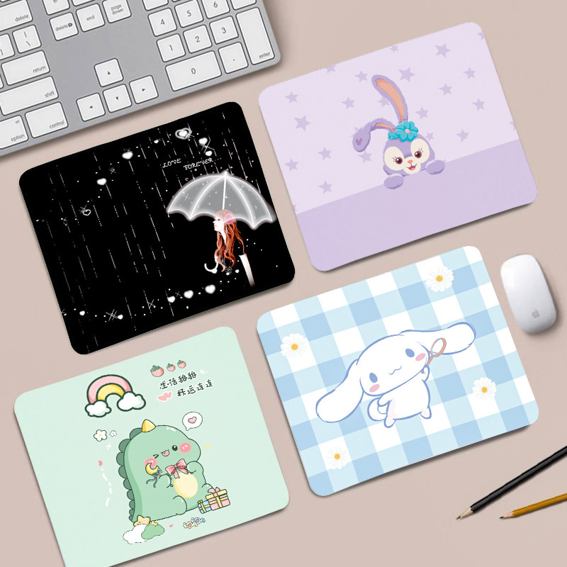 แผ่นรองเม้าส์ Mouse Pad ที่รองเม้าส์ กันน้ำ ลายการ์ตูน ทนทาน ซักได้ หนานุ่มลื่น