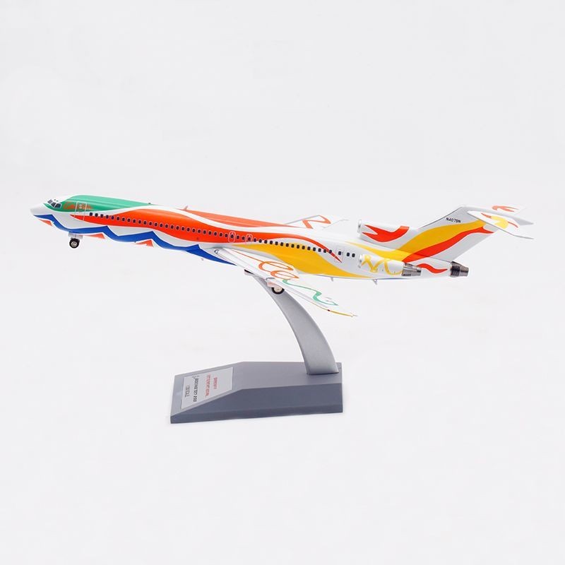 Inflight 1: 200 Blaniff Airlines โบอิ้ง 727-200 N407BN โมเดลเครื่องบินโลหะผสม