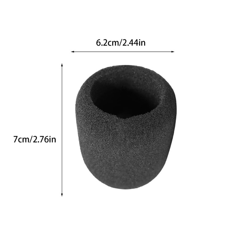 Bei ไมโครโฟนโฟมสําหรับ Handhold Mic Sponges เปลี่ยนฝาครอบโฟมขนาดเล็ก