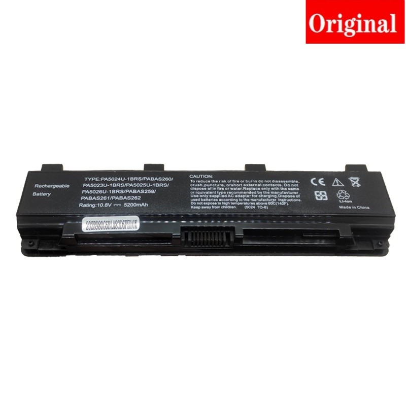 แบตเตอรี่แล็ปท็อปสำหรับ Toshiba Satellite PA5024U 5109 5024 c840 c845 C850 C855 C875 L840 l845 L850