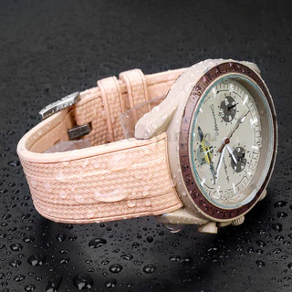 20 มม.ปลายโค้งสายนาฬิกาซิลิโคนสําหรับสร้อยข้อมือ Moonswatch สําหรับ Swatch สําหรับ Omega สายรัดทดแทนผู้หญิงผู้ชายสายรัดข้อมือกันน้ํา