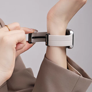สายนาฬิกากีฬาซิลิโคน for Huawei Watch Fit 5 4 3 / 5 4 Pro หัวเข็มขัดแม่เหล็กเปลี่ยนสายยาง for Smartwatch Huawei Fit 3