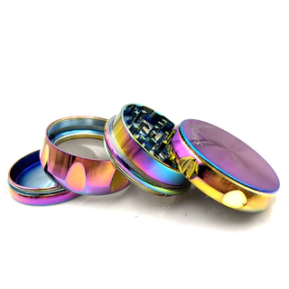 Sharpstone เครื่องบดเว้า 63MM 4 LAYERS Screeen สไตล์สังกะสีอัลลอยด์เครื่องขูดโลหะ เครื่องบด Grinder