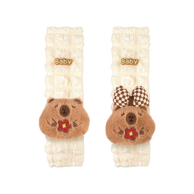 ปลอกหุ้มเข็มขัดนิรภัยรถยน Capybara ลายการ์ตูนน่ารัก สายคล้องไหล่ ที่หุ้มเข็มขัดนิรภัยรถยนต์ อุปกรณ์เสริมภายในรถยนต์ - รูปที่ 5