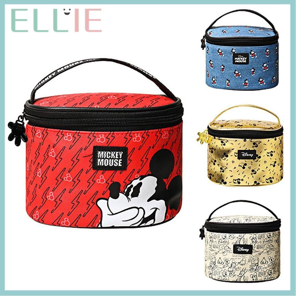 Ellie กระเป๋าแต่งหน้า, Travel Organizer กระเป๋าถือแบบพกพา, กระเป๋าแป้งกันน้ําความจุขนาดใหญ่การ์ตูน