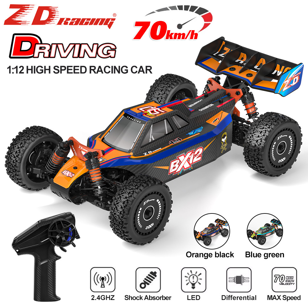 Zd Racing RC รถ BX-12 Brushless 1/12 2.4GHz RTR 70 กม./ชม.ไฟฟ้ารีโมทคอนโทรล Racing Buggy รถผู้ใหญ่เด็กของเล่น