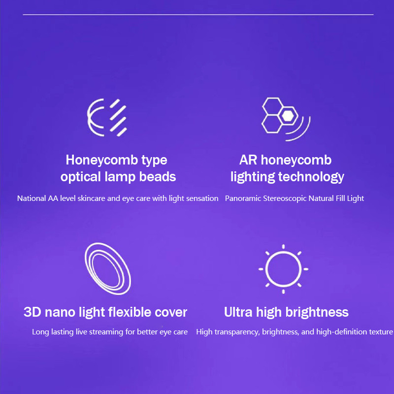 แท่งไฟวิดีโอ LED แบบมือถือ หรี่แสงได้ 3000K~6000K ขนาด 50 ซม. พร้อมแผ่นกั้น พกพาง่าย สําหรับแต่งหน้า ถ่ายทอดสด กล้องวิดี