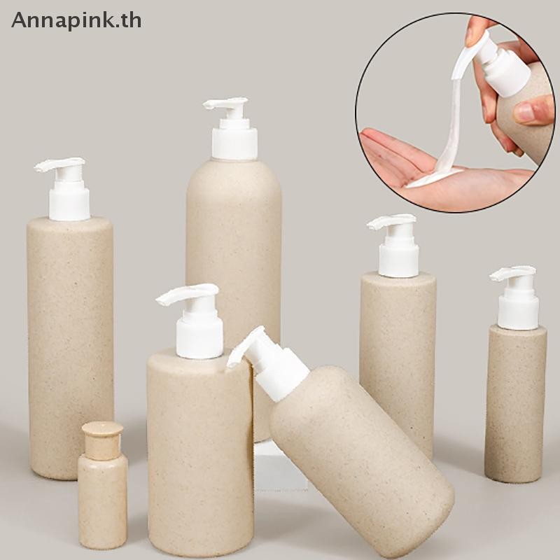 Annapink.th เครื่องจ่ายสบู่ฟองขวดรีฟิลแชมพูเจลอาบน้ํา 250ML ~ 500ML เครื่องจ่ายสบู่มือพลาสติกโลชั่นสบู่สําหรับห้องน้ํา EN